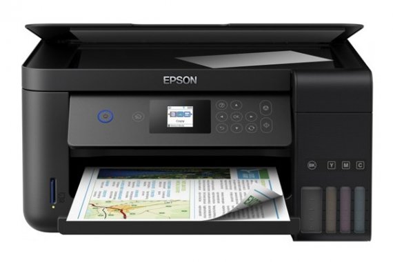 изображение БФП Epson L4160 з СБПЧ і світлостікими чорнилами Lucky Print