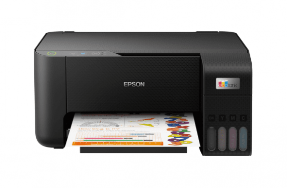 изображение БФП Epson L3210 з СБПЧ і світлостікими чорнилами Lucky Print