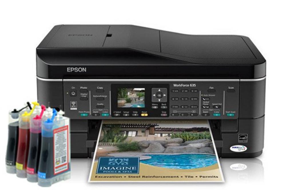 изображение МФУ Epson WorkForce 635 с СНПЧ - изображение 1