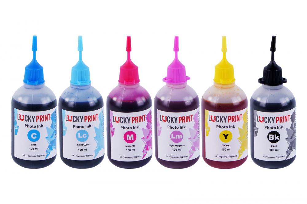изображение Фото-чорнило для Epson Lucky Print 11UV (6*100 ml) - зображення 1