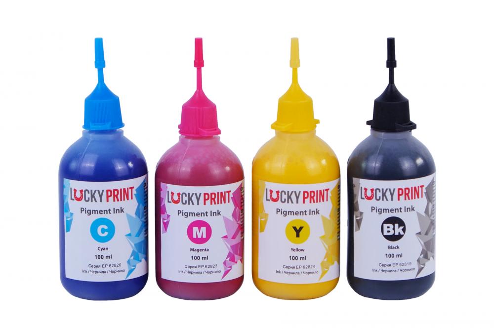 изображение Пігментне чорнило для Epson Lucky Print (4*100 ml)