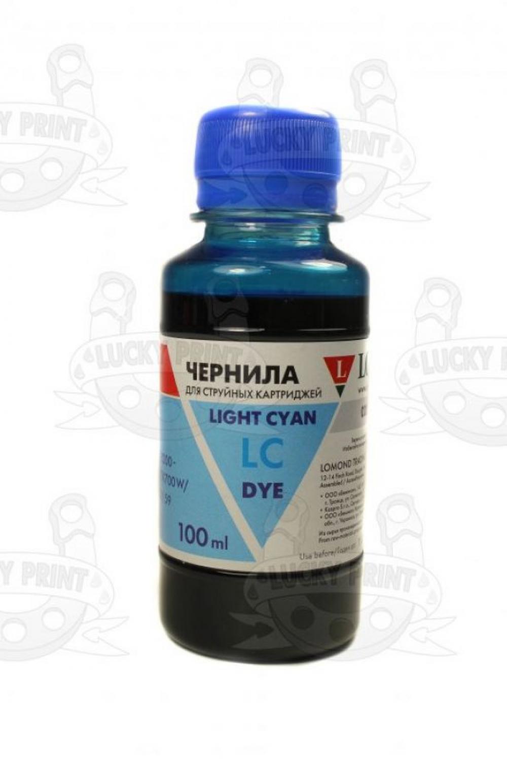 изображение Чернила Lomond LE08 Light Cyan (100 ml)