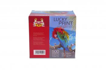 Глянцевий фотопапір Lucky Print (10*15, 230 гр.), 500 аркушів