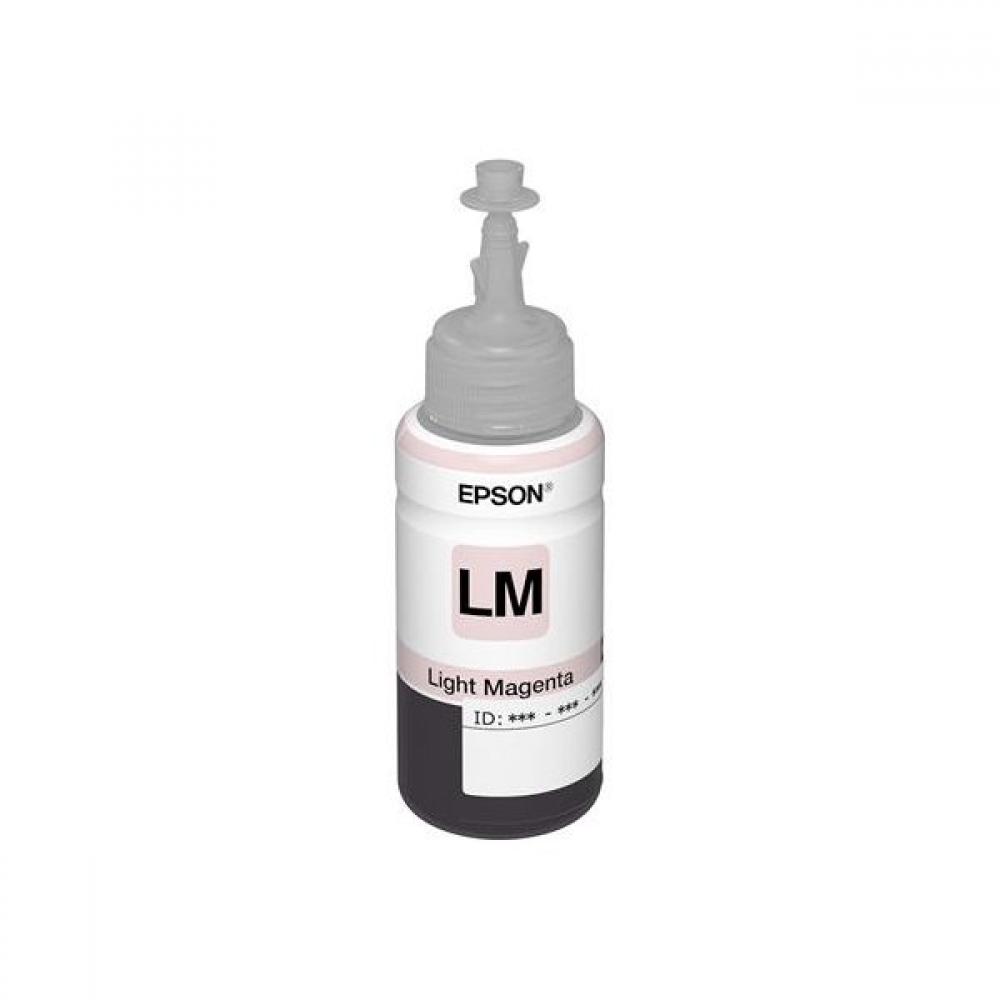 изображение Оригинальные чернила для Epson, T673 Light Magenta (70 ml) (C13T67364A)