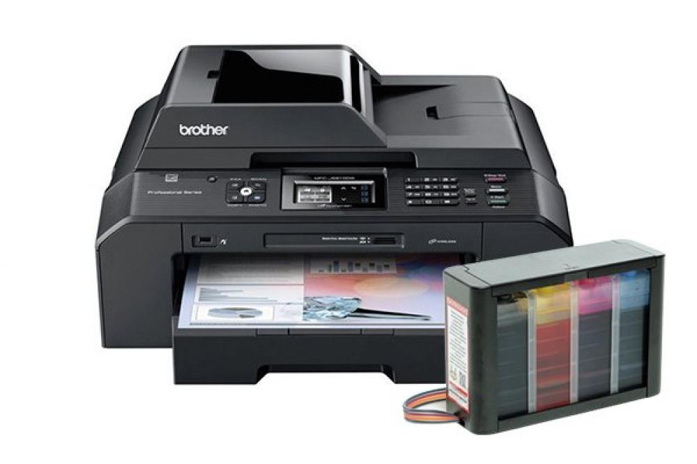 изображение МФУ Brother MFC-J5910DW с СНПЧ Hightech - изображение 1