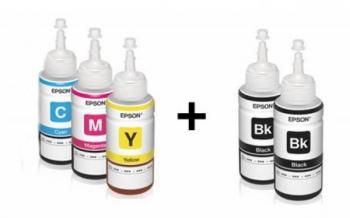 Комплект оригінальних чорнил для Epson L1300 (5*70 ml)