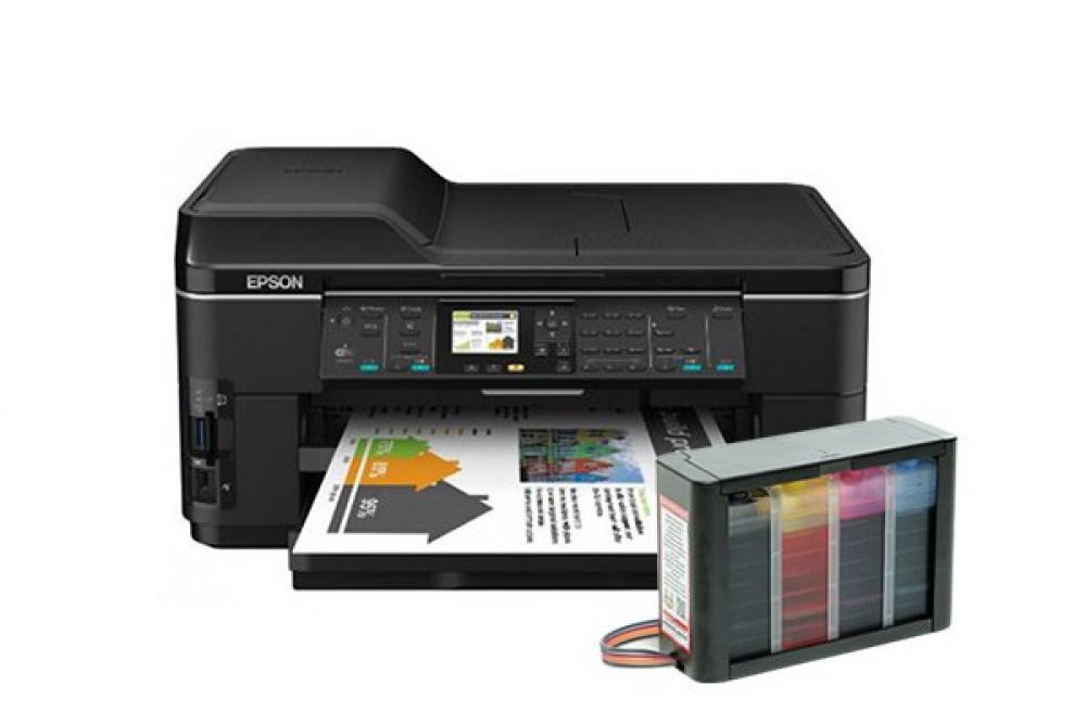 изображение МФУ Epson WorkForce WF-7515 с СНПЧ HighTech - изображение 1