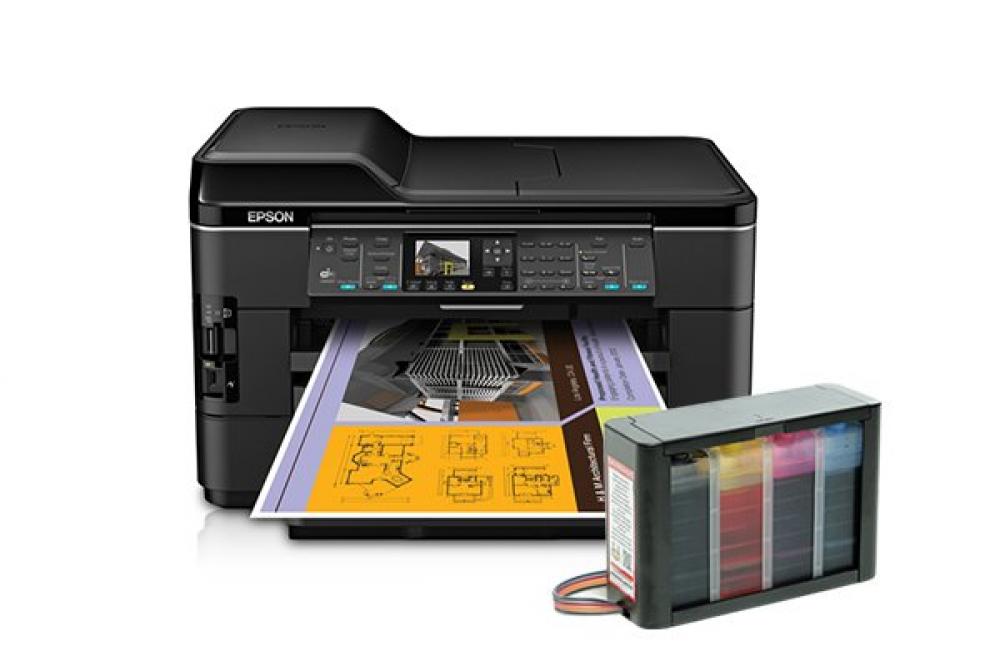 изображение МФУ Epson WorkForce WF-7520 с СНПЧ HighTech - изображение 1