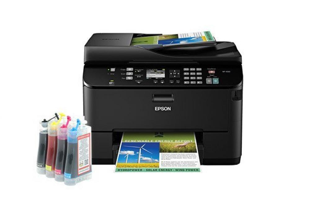изображение МФУ Epson WorkForce Pro WP-4530 Refurbished с СНПЧ - изображение 1