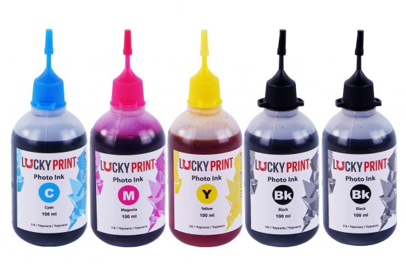 изображение Фото-чернила для Epson L1300 Lucky Print (5*100 ml)