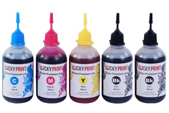 изображение Фото-чорнило для Epson Expression Premium XP-600 Lucky Print (5*100 ml)