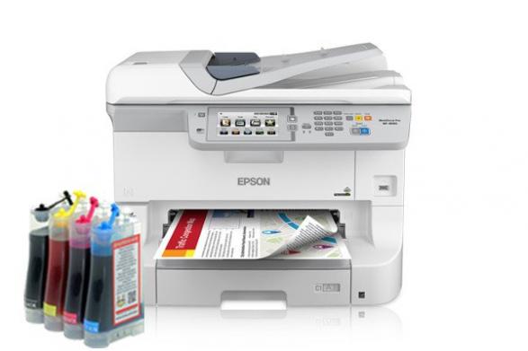 изображение МФУ Epson WorkForce Pro WF-8590 с СНПЧ