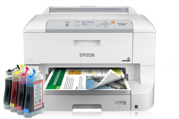 изображение МФУ Epson WorkForce Pro WF-8090 с СНПЧ