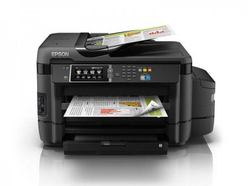 изображение МФУ Epson L1455 с  СНПЧ и чернилами Lucky Print - изображение 1