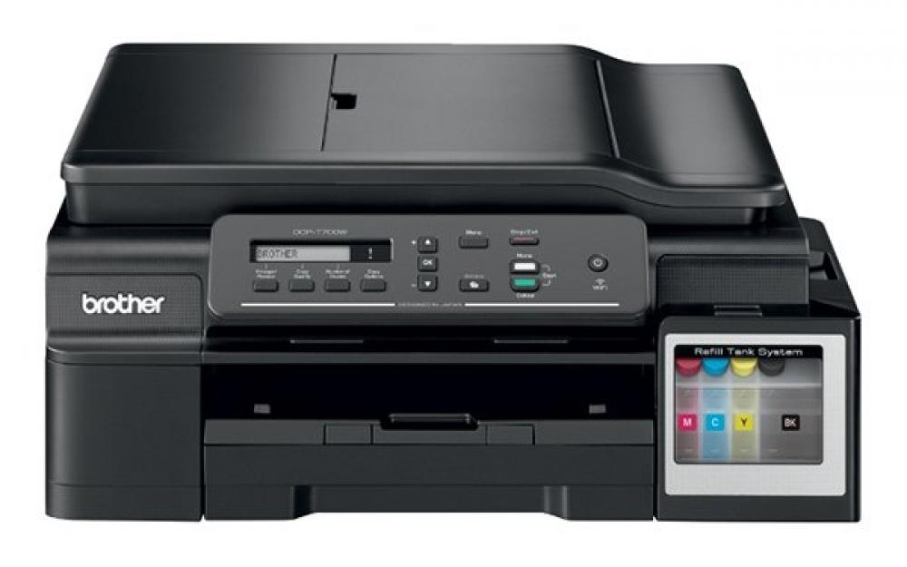 изображение МФУ Brother DCP-T700W InkBenefit Plus c  СНПЧ и чернилами Lucky Print - изображение 1