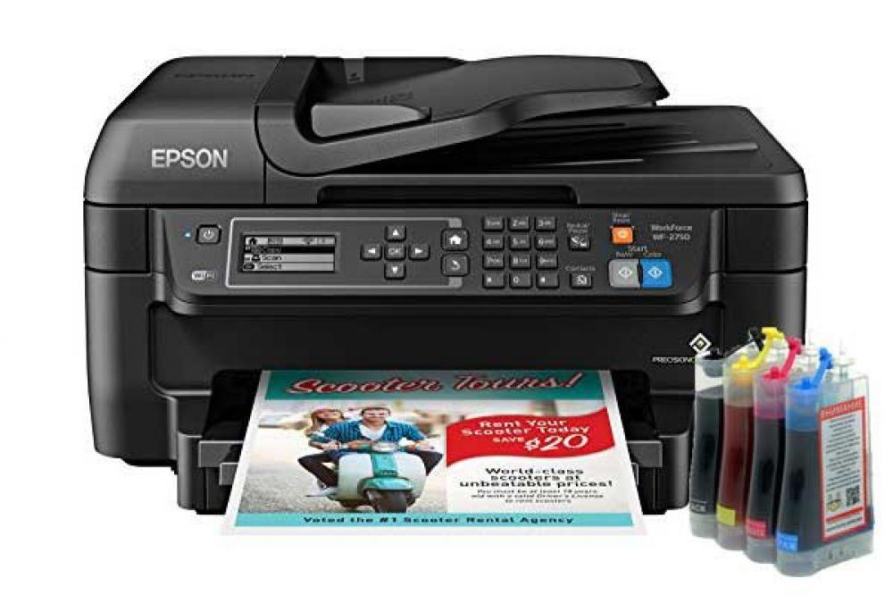 изображение МФУ Epson WorkForce WF-2750 с СНПЧ - изображение 1