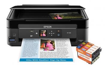 МФУ Epson Expression Home XP-330 с картриджами Lucky Print