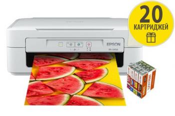 МФУ Epson Colorio PX-045A с картриджами Lucky Print