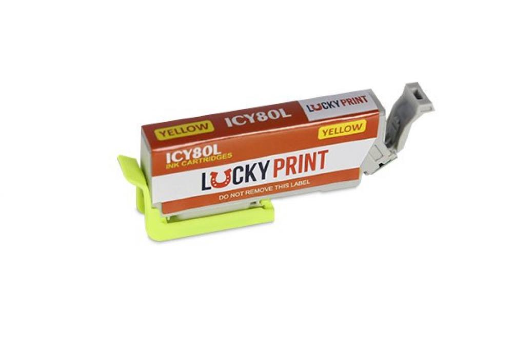изображение Совместимый картридж Yellow для Epson EP-708A (ICY80)