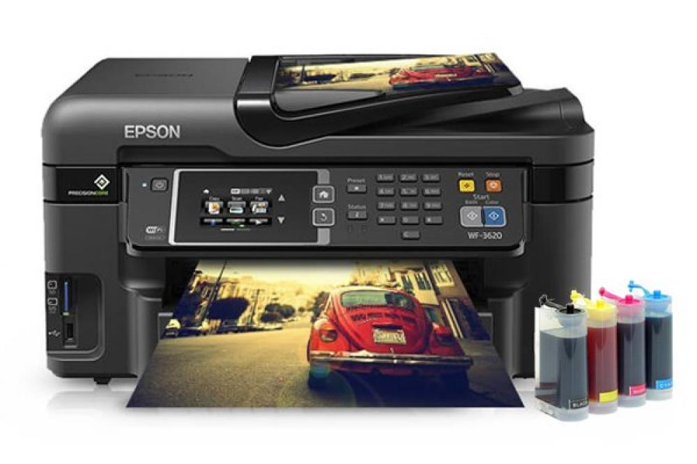 изображение БФП Epson Workforce WF-3620 з СБПЧ KingSize - зображення 1