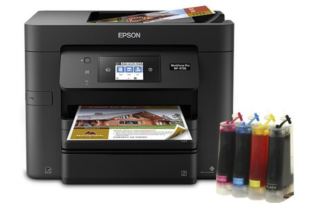 изображение МФУ Epson WorkForce Pro WF-4730 с СНПЧ Standart - изображение 1