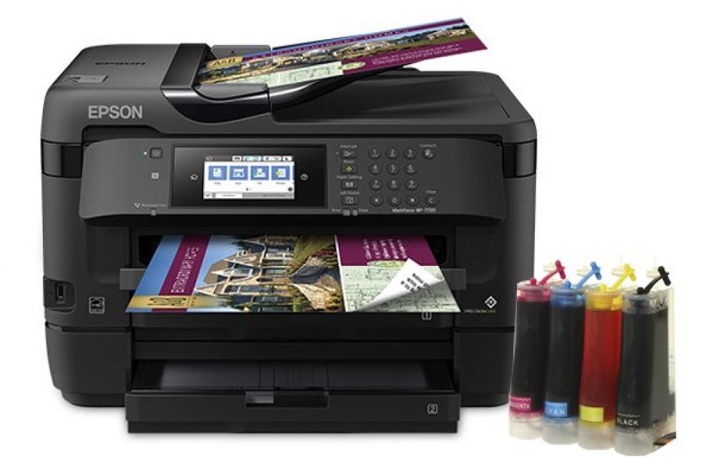 изображение МФУ Epson WorkForce WF-7720DTWF с СНПЧ Standart - изображение 1