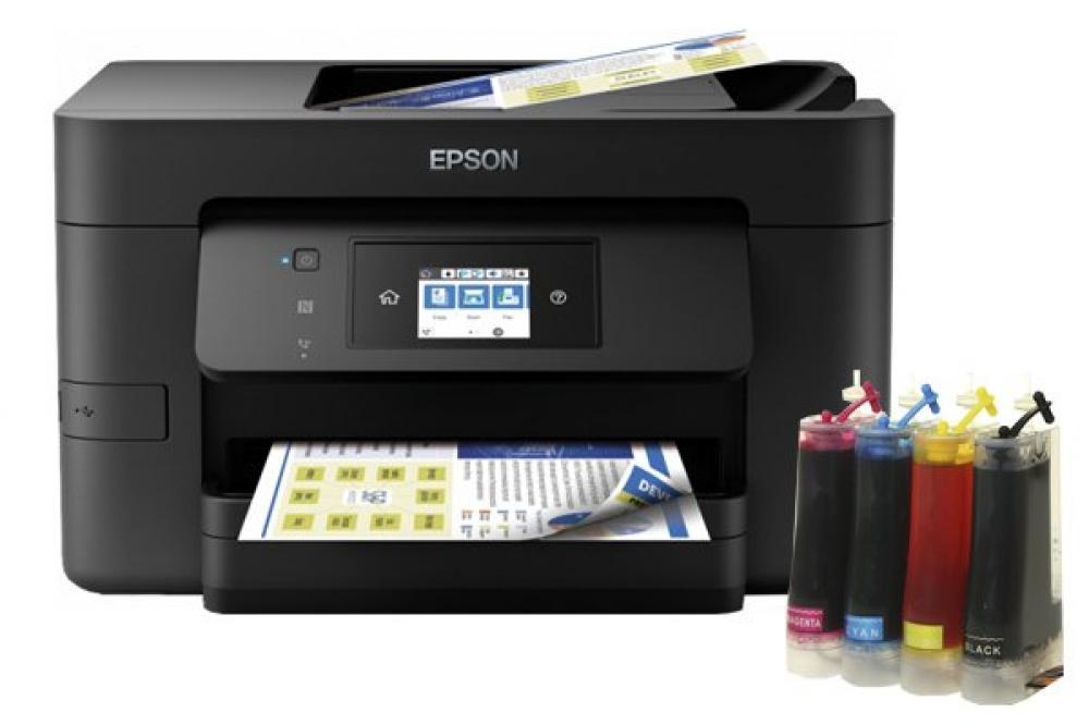 изображение МФУ Epson WorkForce Pro WF-3725 с СНПЧ - изображение 1