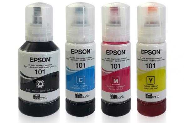 изображение Комплект оригінальних чорнил для Epson L6160 (127ml, 3*70 ml)