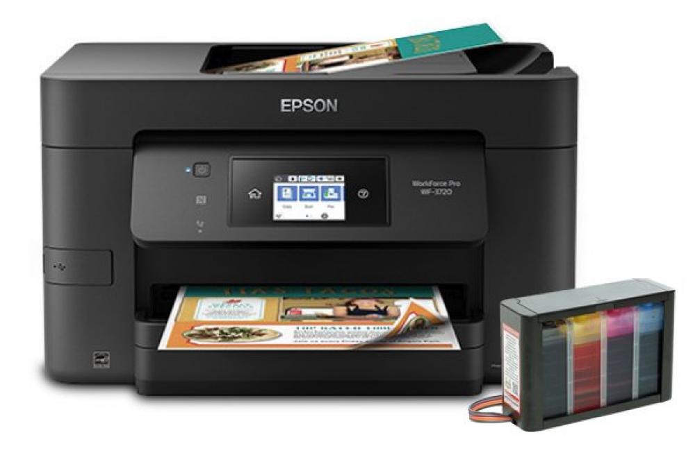 изображение МФУ Epson WorkForce Pro WF-3720 с СНПЧ Hightech - изображение 1