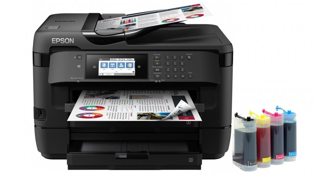 изображение МФУ Epson WorkForce WF-7720DTWF с СНПЧ Kingsize - изображение 1