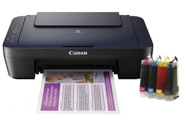 изображение МФУ Canon PIXMA E474 с СНПЧ