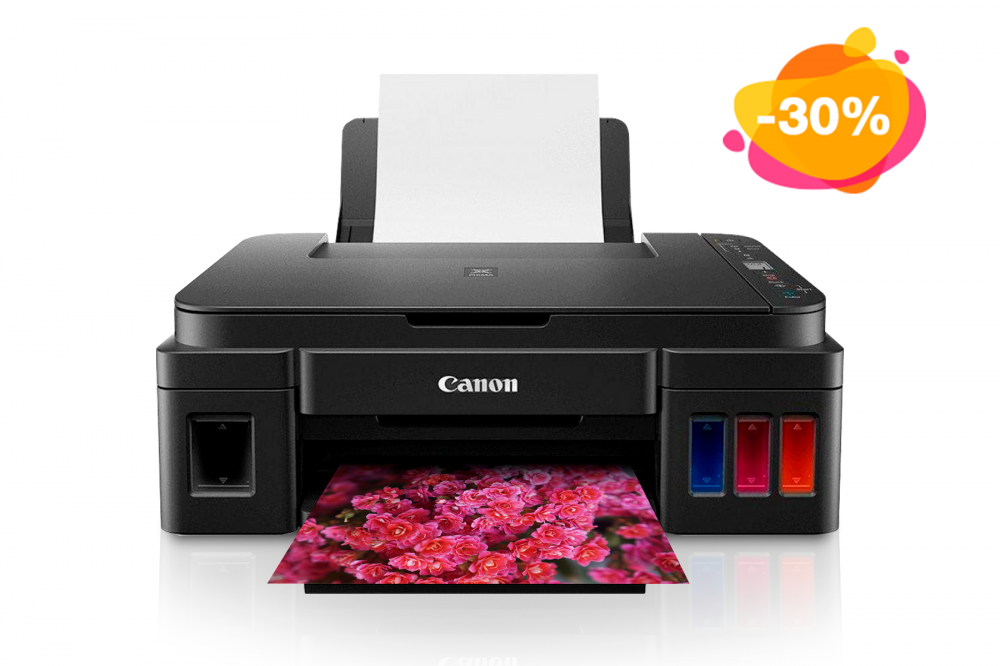 изображение МФУ Canon PIXMA G2411 с СНПЧ и чернилами Lucky Print - изображение 1
