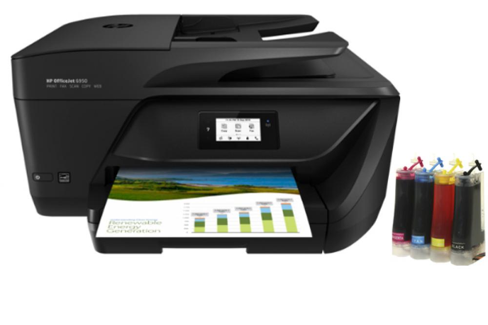изображение МФУ HP OfficeJet 6950 с СНПЧ - изображение 1