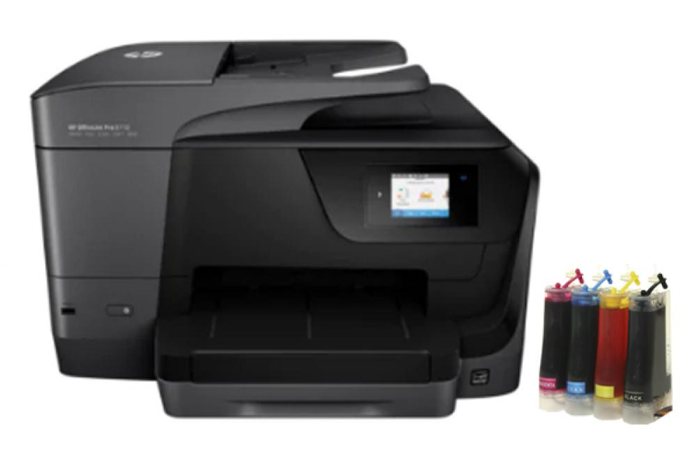 изображение МФУ HP OfficeJet Pro 8710 с СНПЧ - изображение 1