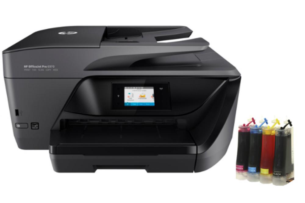изображение МФУ HP OfficeJet Pro 6970 с СНПЧ - изображение 1