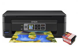 МФУ Epson Expression Home XP-352 с картриджами Lucky Print