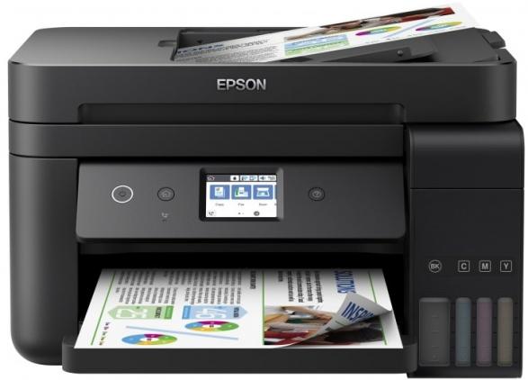 изображение БФП Epson L6190 з  СБПЧ та чорнилом Lucky Print