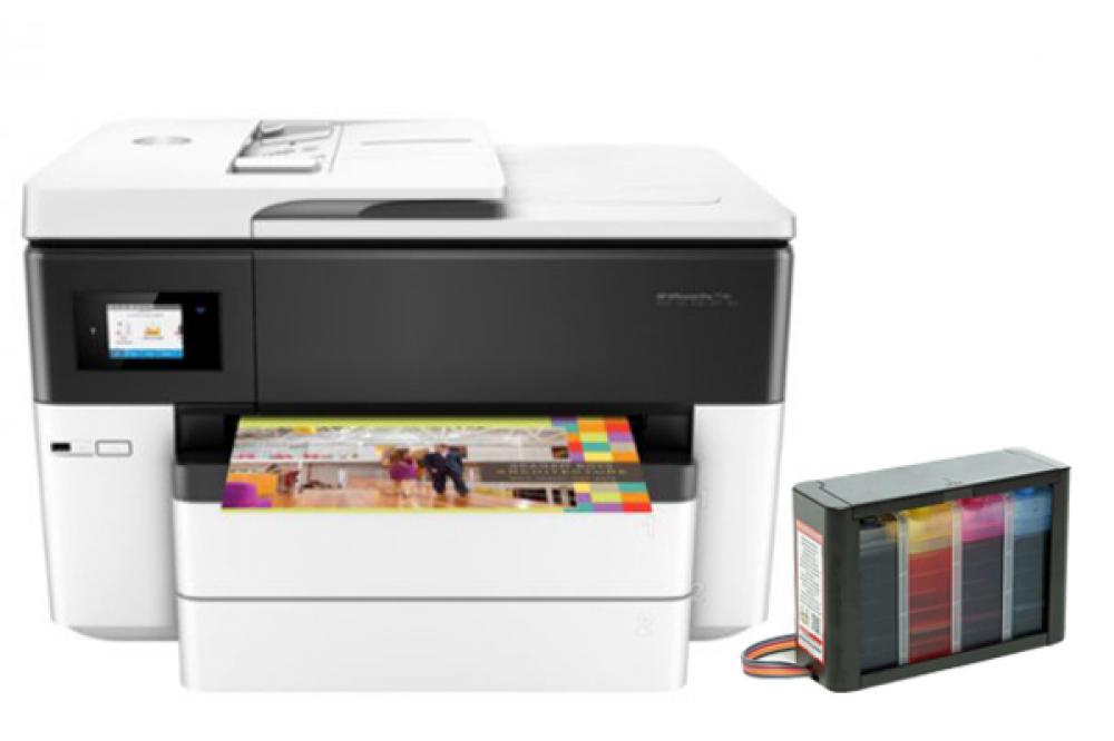изображение МФУ HP OfficeJet Pro 7740 с СНПЧ Hightech - изображение 1