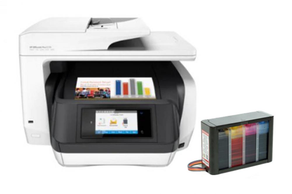 изображение МФУ HP OfficeJet Pro 8720 с СНПЧ Hightech - изображение 1