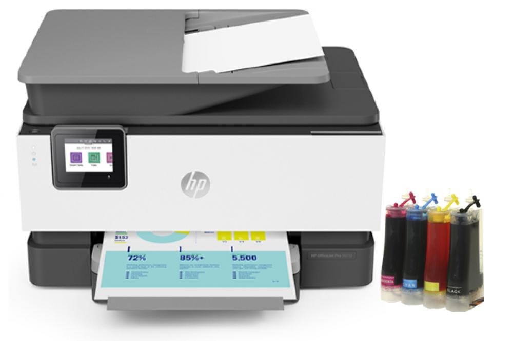 изображение МФУ HP OfficeJet Pro 9010 с СНПЧ