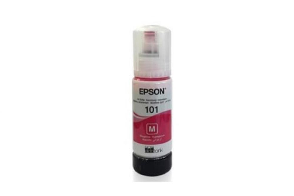 изображение Оригинальные чернила для Epson, картридж 101, Magenta (70 мл) (C13T03V34A)