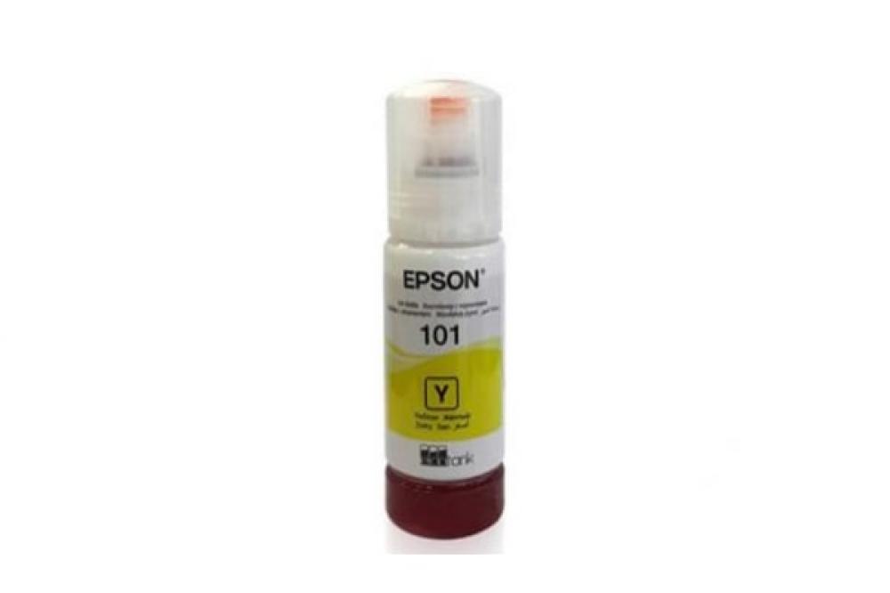 изображение Оригинальные чернила для Epson, картридж 101, Yellow (70 мл) (C13T03V44A)