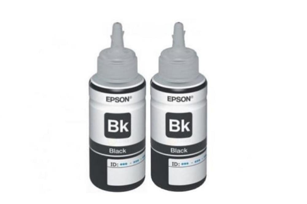изображение Оригінальне чорнило для Epson, T673 Black (2x70 ml)