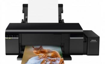 Принтер Epson L805 з  СБПЧ та чорнилом Lucky Print (Уцінка)
