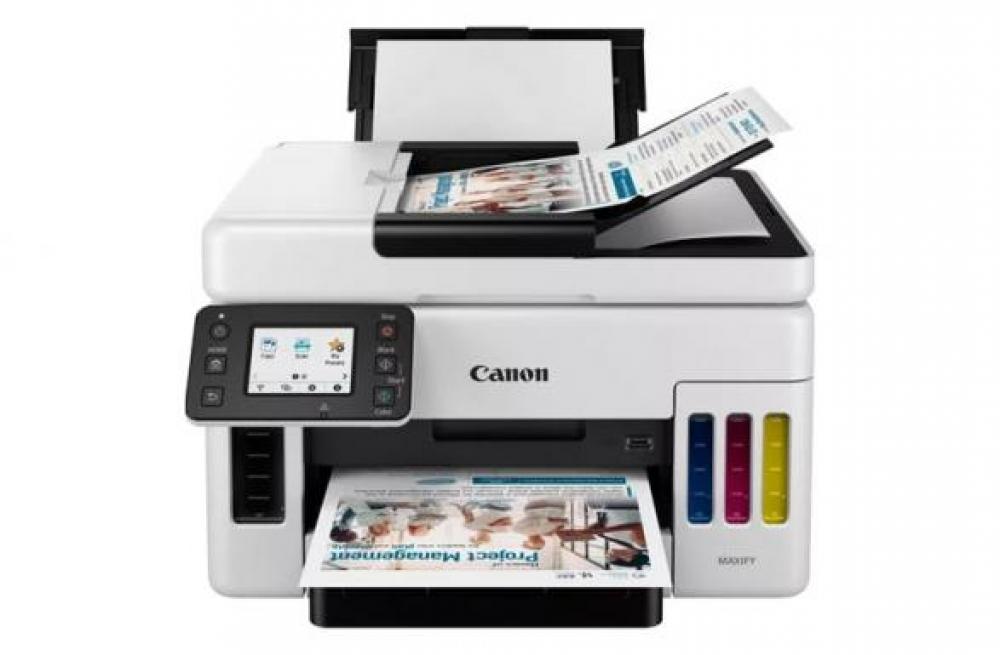изображение МФУ Canon MAXIFY GX6040 с  СНПЧ и чернилами Lucky Print - изображение 1