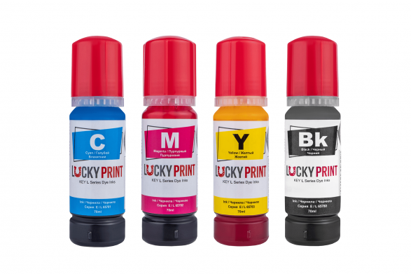 изображение Светостойкие чернила Lucky Print для Epson серии L  (4*70 ml)