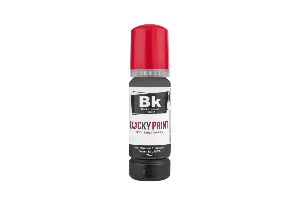 изображение Світлостійке чорнило Lucky Print для Epson серії L Black 70 ml
