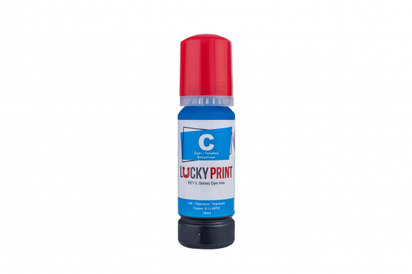 изображение Светостойкие чернила Lucky Print для Epson серии L Cyan 70 ml