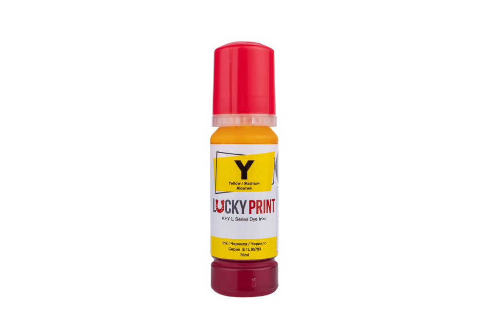 изображение Світлостійке чорнило Lucky Print для Epson серії L Yellow 70 ml