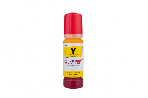 изображение Светостойкие чернила Lucky Print для Epson серии L Yellow 70 ml